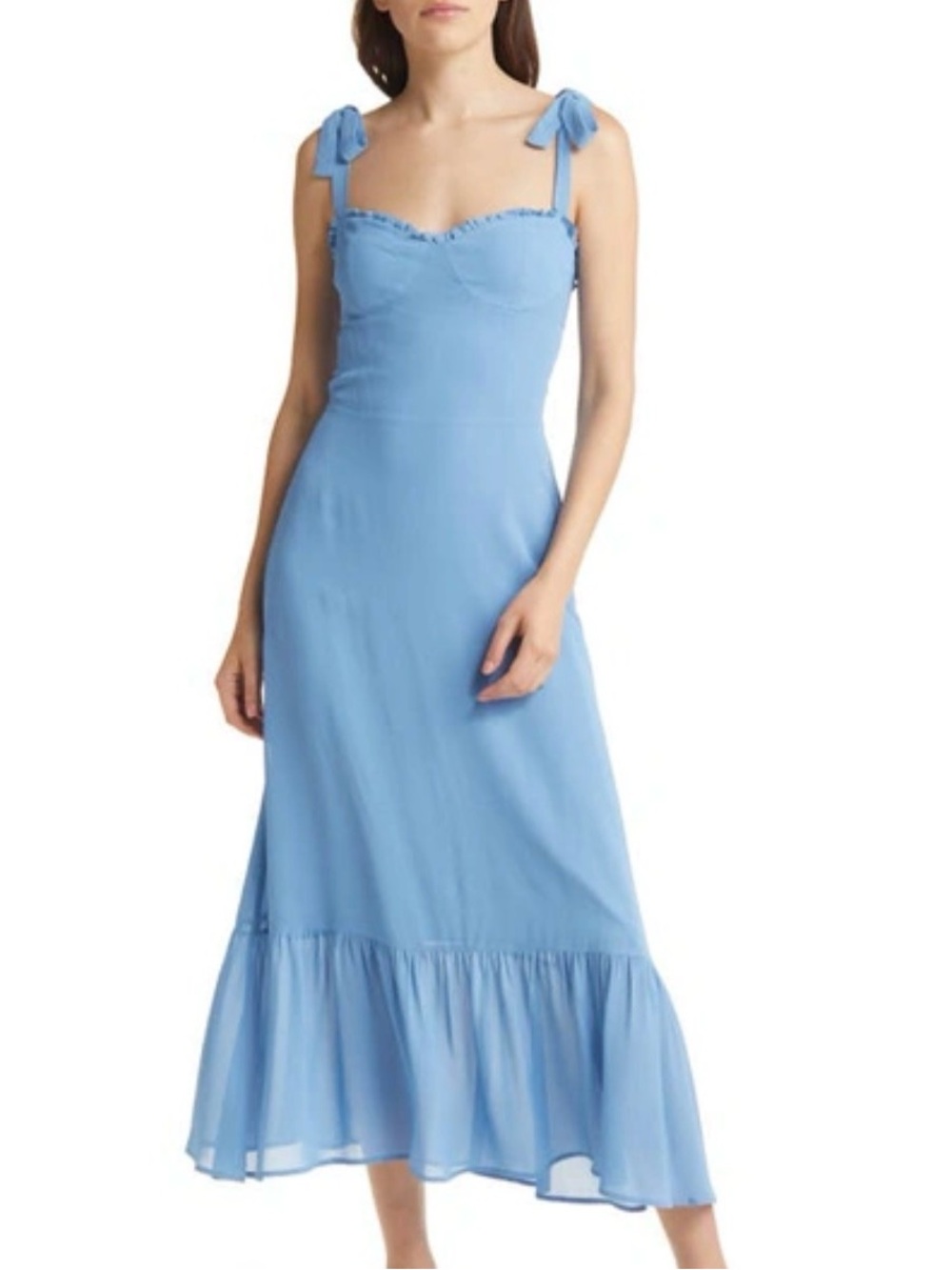 Reformation Nikita Azure Dress - New with Tags